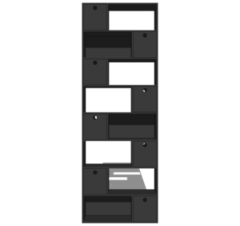 现代装饰柜su模型