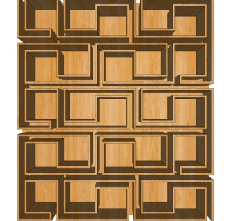 新中式装饰柜su模型