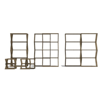 北欧装饰柜su模型