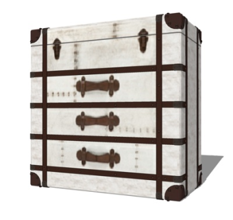 简欧装饰柜su模型