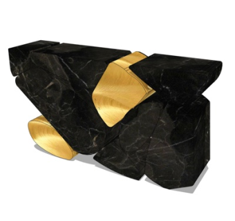 现代端景柜su模型