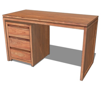 北欧书桌su模型