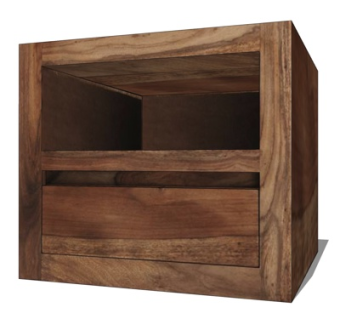 新中式床头柜su模型