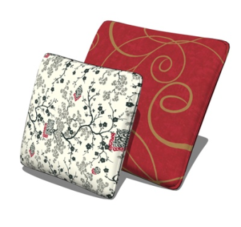 现代抱枕su模型