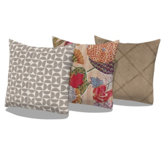 现代抱枕su模型