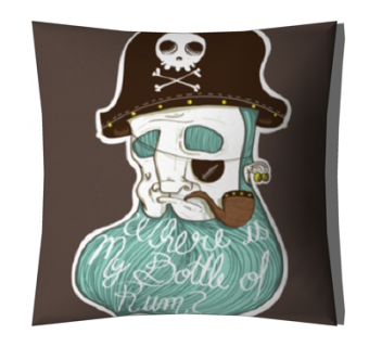 现代抱枕su模型