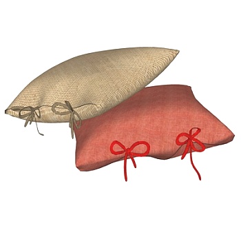 现代抱枕su模型