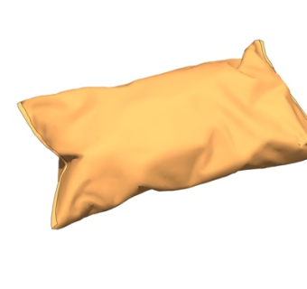 现代抱枕su模型