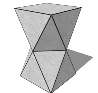 现代凳子su模型