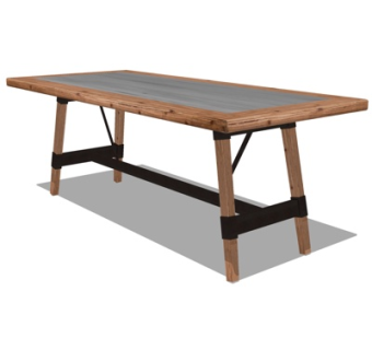 北欧餐桌su模型