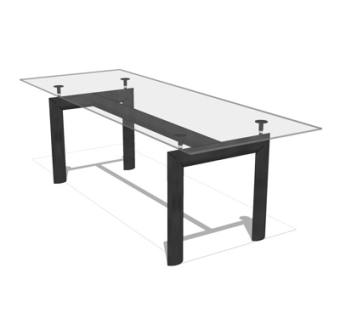 现代餐桌su模型