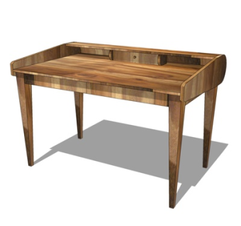 北欧书桌su模型