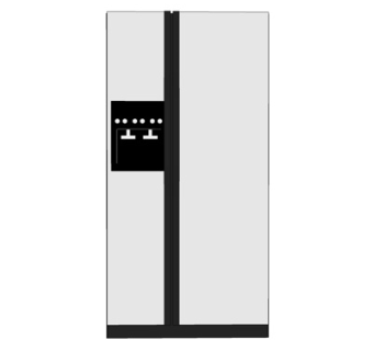现代冰箱su模型