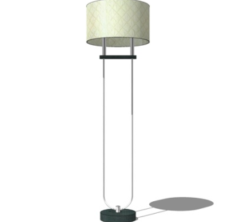 现代落地灯su模型