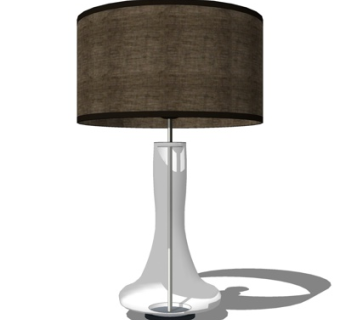 现代台灯su模型