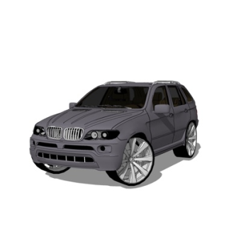 现代家用汽车su模型