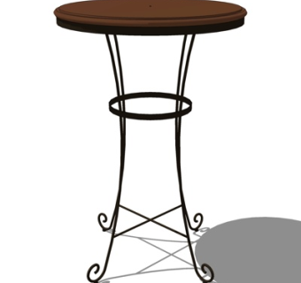 简欧圆几su模型