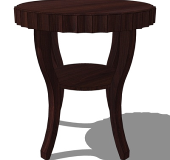 简欧圆几su模型