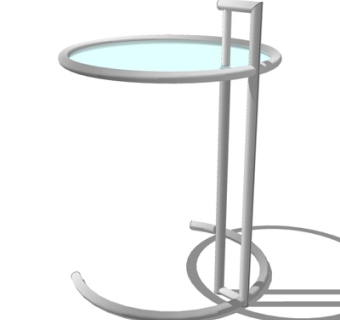 新中式圆几su模型