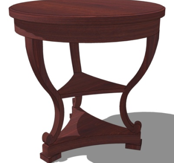 简欧圆几su模型