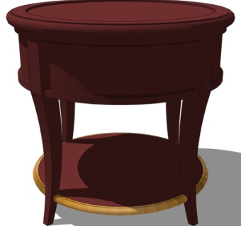 简欧圆几su模型