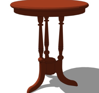 简欧圆几su模型