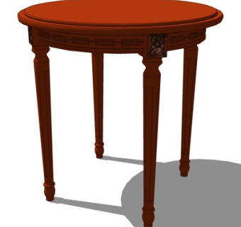 简欧圆几su模型