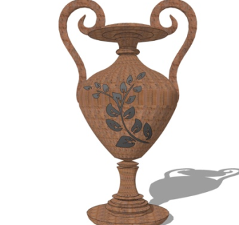 简欧装饰品su模型