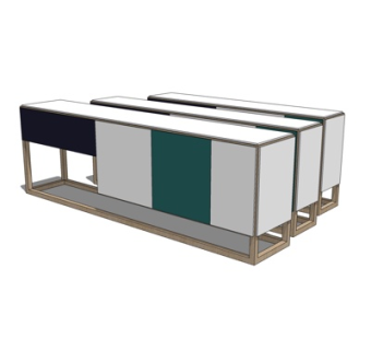 北欧边柜su模型