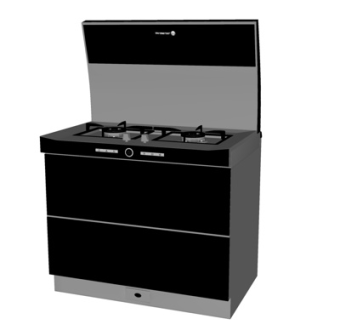 现代一体式炉灶su模型