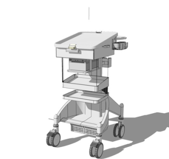 现代医疗器械su模型
