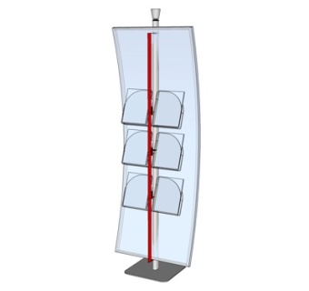 现代展示架su模型