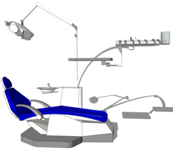 现代医疗器械su模型