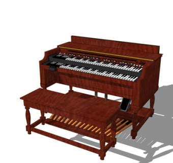 现代风琴su模型