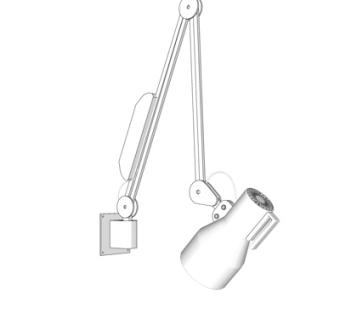 现代壁灯su模型