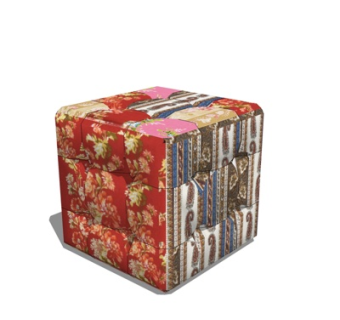 现代凳子su模型