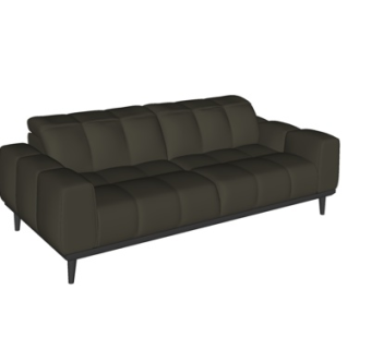 现代多人沙发su模型