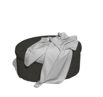 现代凳子su模型