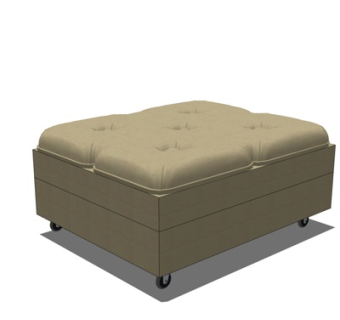 简欧凳子su模型