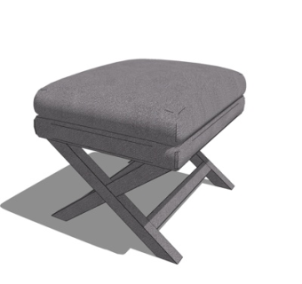 现代凳子su模型