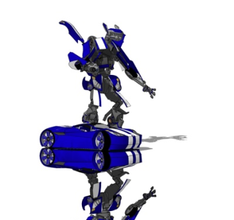 现代变形金刚玩具su模型