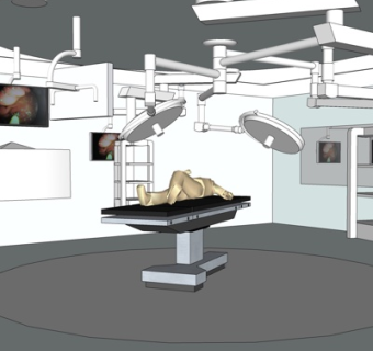 现代医院手术室su模型