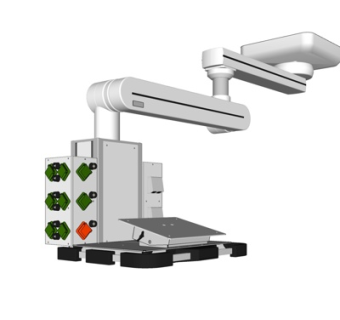 现代医疗移动工作台su模型