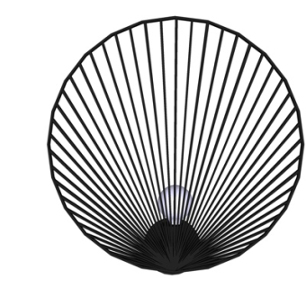 现代金属壁灯su模型