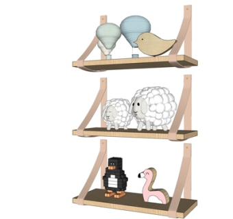 现代陈设摆件su模型