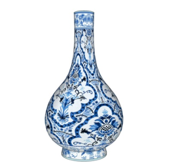 中式青花瓷摆件su模型