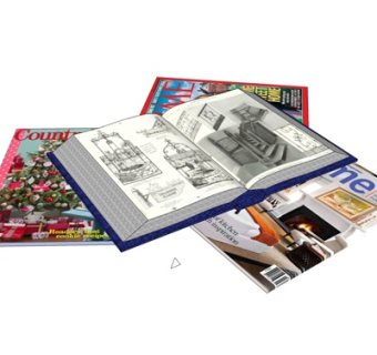 现代书籍杂志su模型