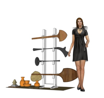 现代家用器材su模型