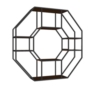 中式装饰架su模型