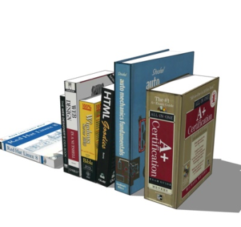 现代书籍su模型